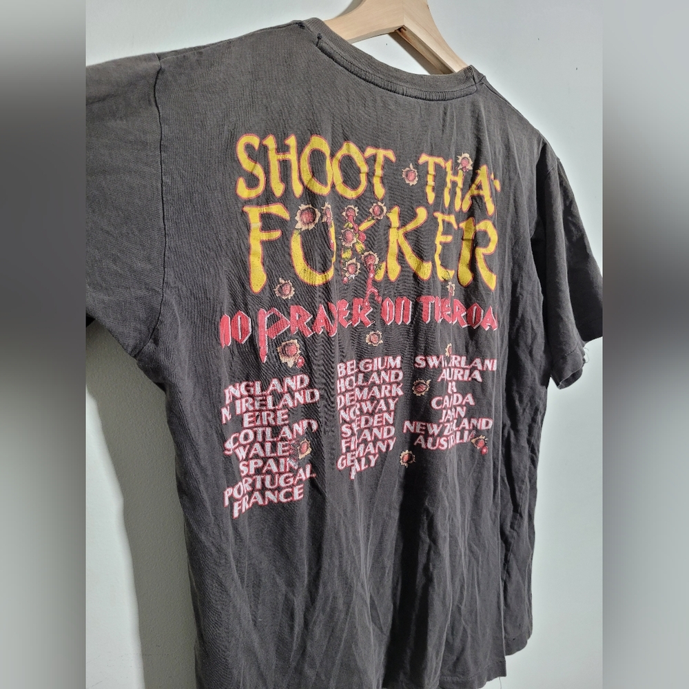 123. 1990 Iron Maiden tour tee - Picture 6 of 9